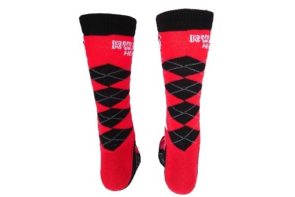 knitted athletic socks