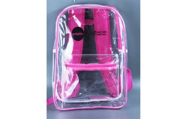 Clear backpack