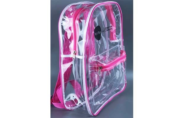 Clear backpack