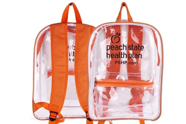 Clear backpack